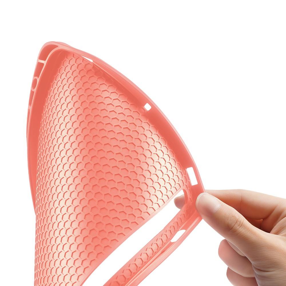 Samsung Galaxy Tab S8 / Tab S7 Tasche Smart Cover Hülle Stoff Design mit S-Pen Halterung - Rosa
