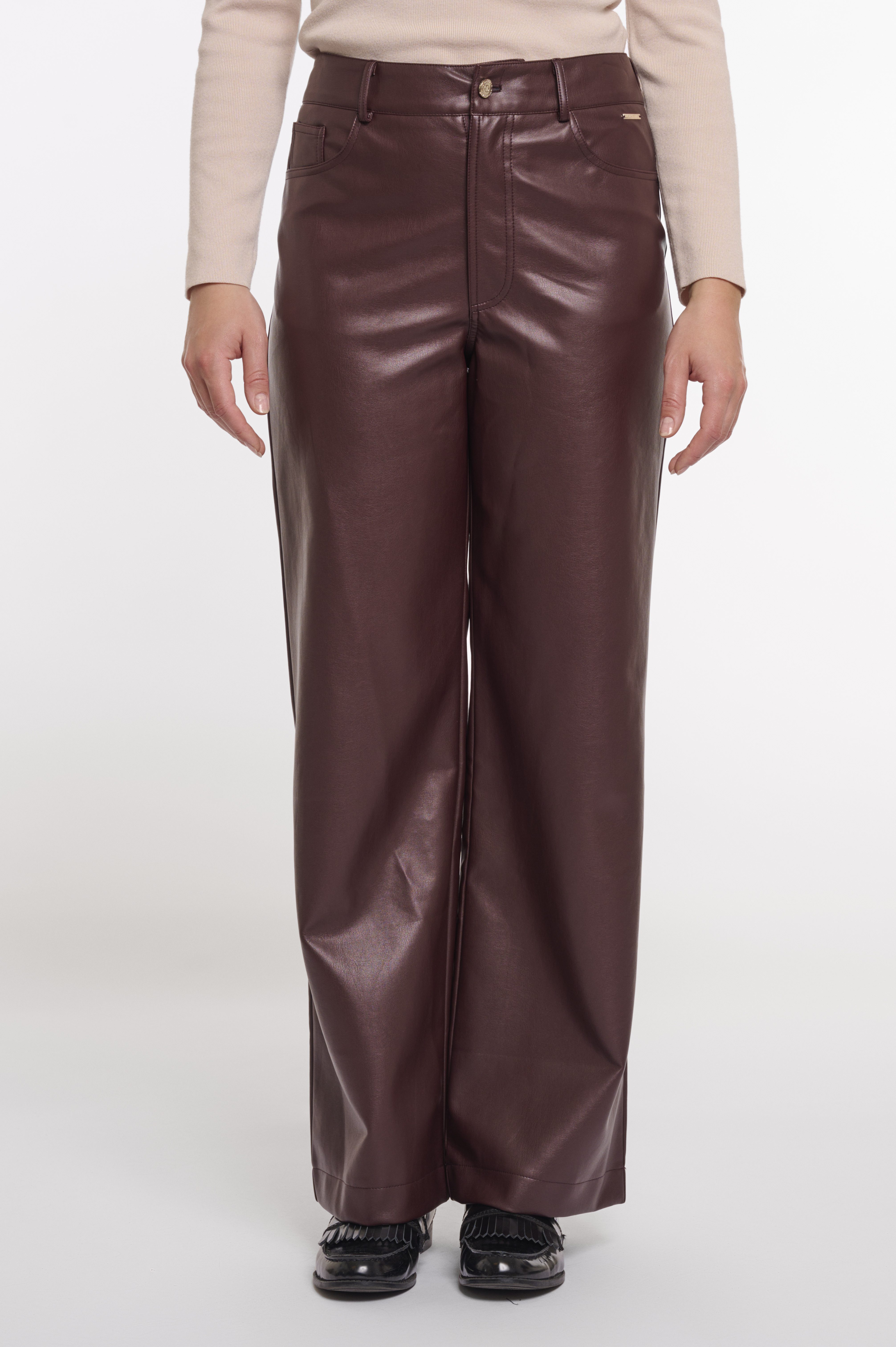 Rino & Pelle - Corian Regular Length Pants - Chocolate Bean