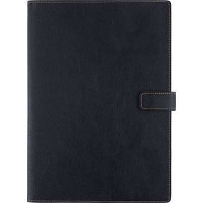 Agenda Milano - 1 semaine sur 2 pages - 22 x 30 cm - noir - Oberthur