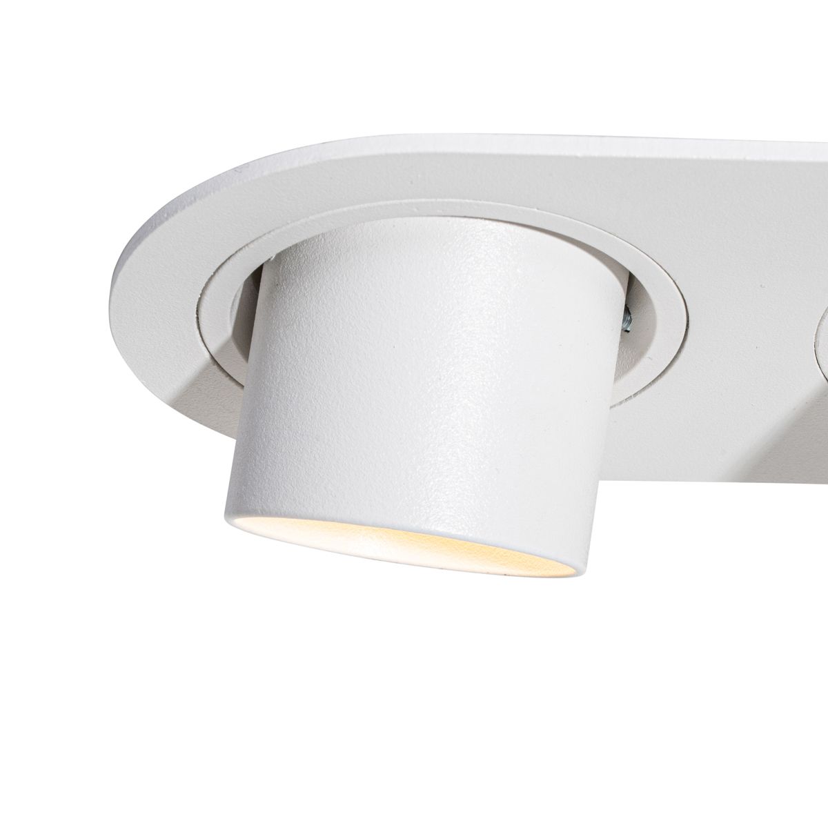 Set van 6 inbouwspots wit GU10 35mm kantelbaar 2-lichts - Installa