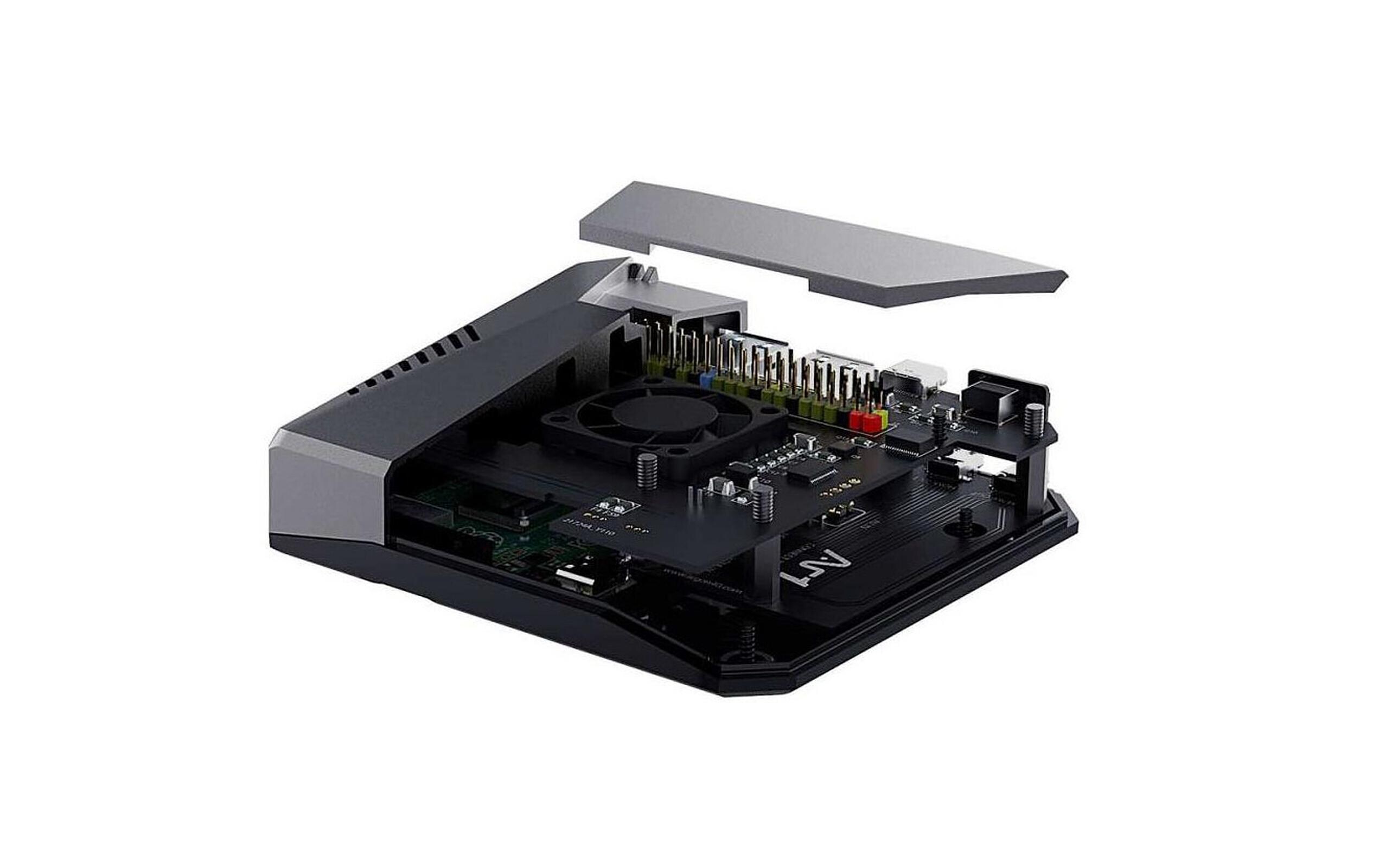 Starter Kit MiniPC Switcher Raspberry Pi 4, 4 GB, 128 GBMini-PC Set auf Raspberry Pi 4 Model B Basis