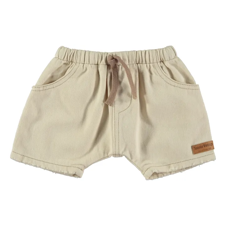 Tocoto Vintage Short Baby Serge de Coton | Ecru