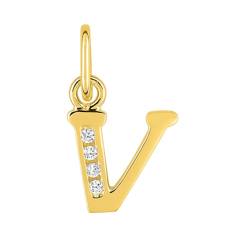 Pendentif enfant - Or 18 Carats - Diamant 0,032 Carats