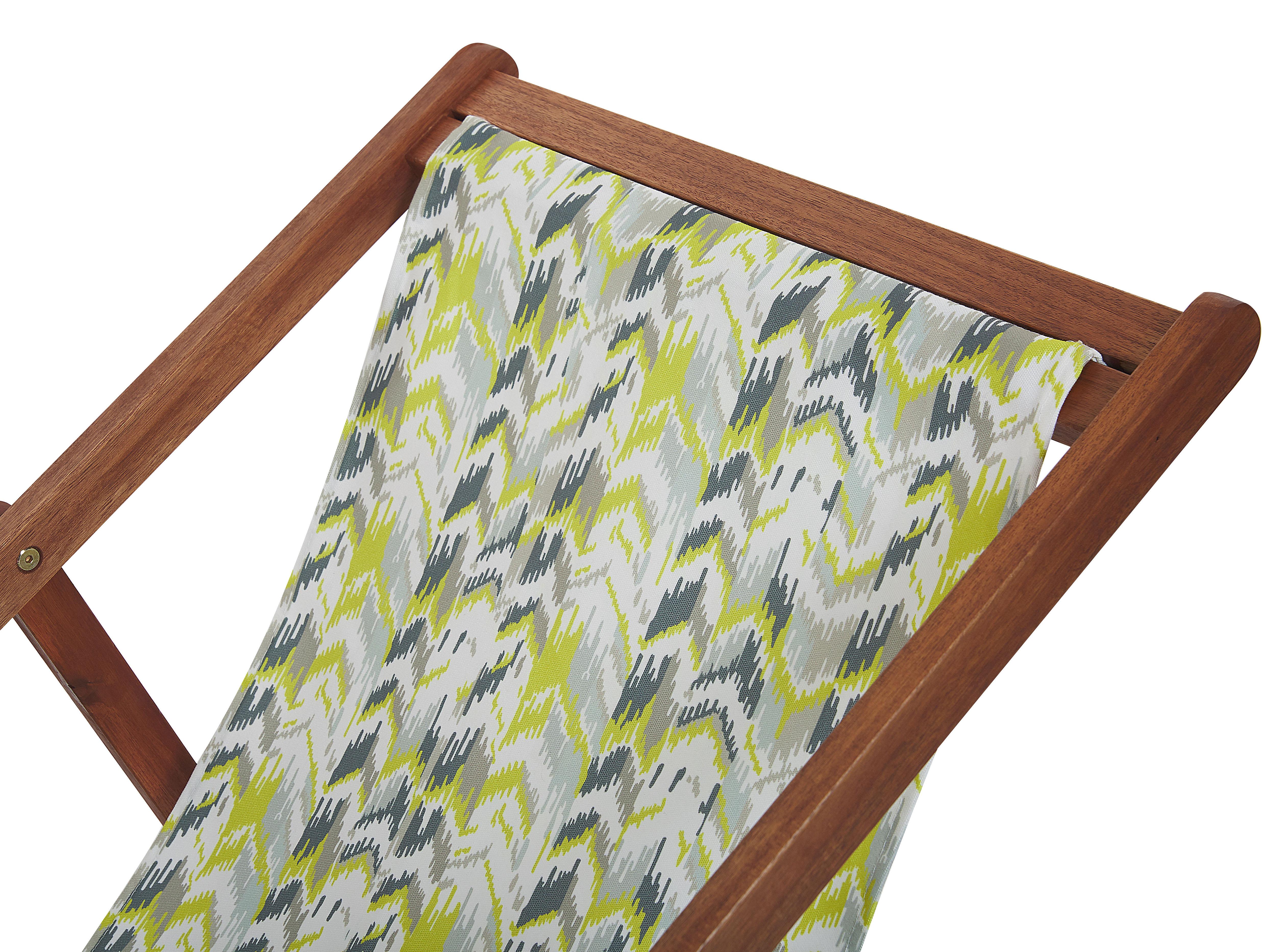 Set van 2 vervangingshoezen voor ligstoel ANZIO/AVELLINO 113 x 44 cm Geel