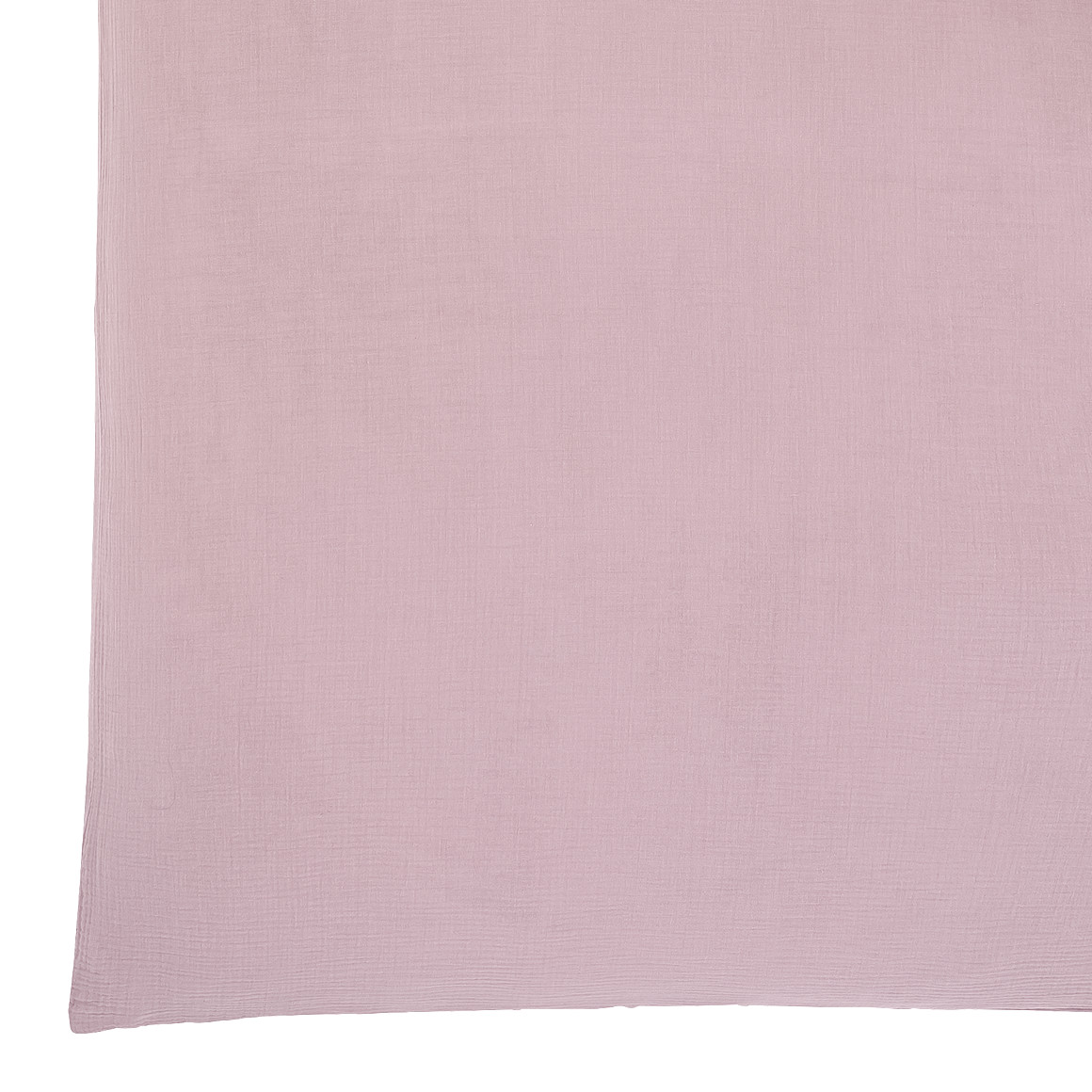 Topomini Pure Collection Musselin-Bettwäsche 135 x 200 cm rosa