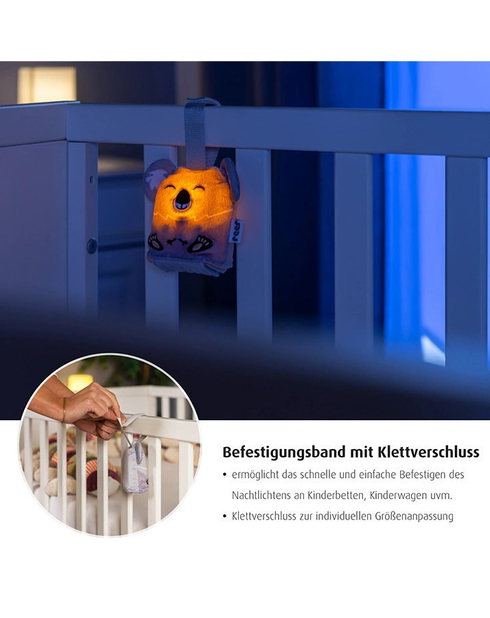 Nachtlicht SLEEPY KOALA in grau