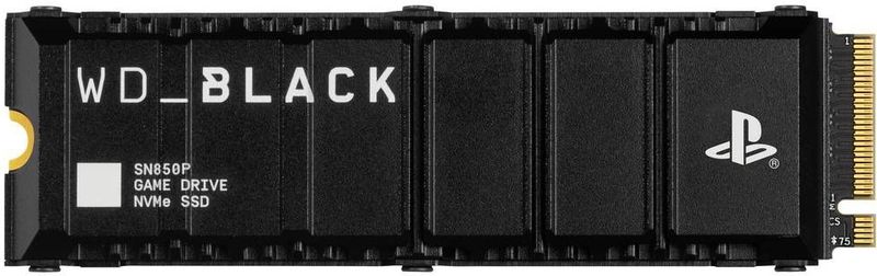Western Digital Black SN850P - Interne SSD 2TB - Heatsink - PS5