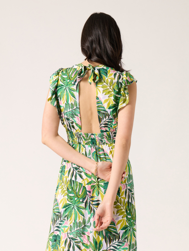 Robe longue dos ouvert