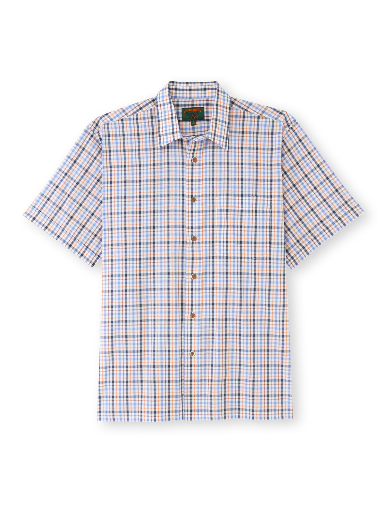 Chemise manches courtes polycoton