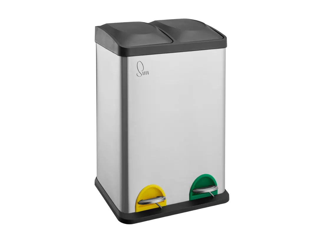 Poubelle de tri sélectif Acier inoxydable