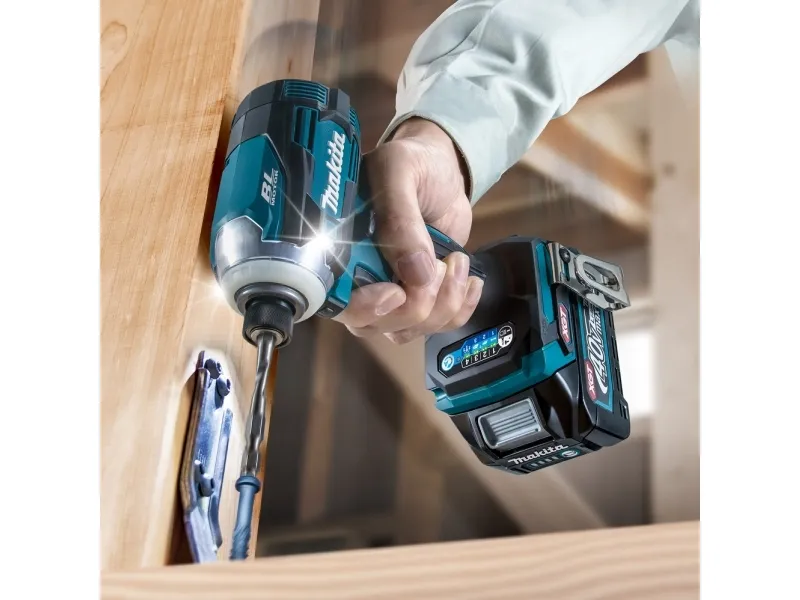 Makita TD001G - Støddriver - ledningfri - 600 W - 4-hastigheders - 1/4