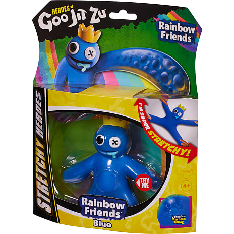 Goo Jit Zu Rainbow Friends strækbar Blue figur 10,6 cm