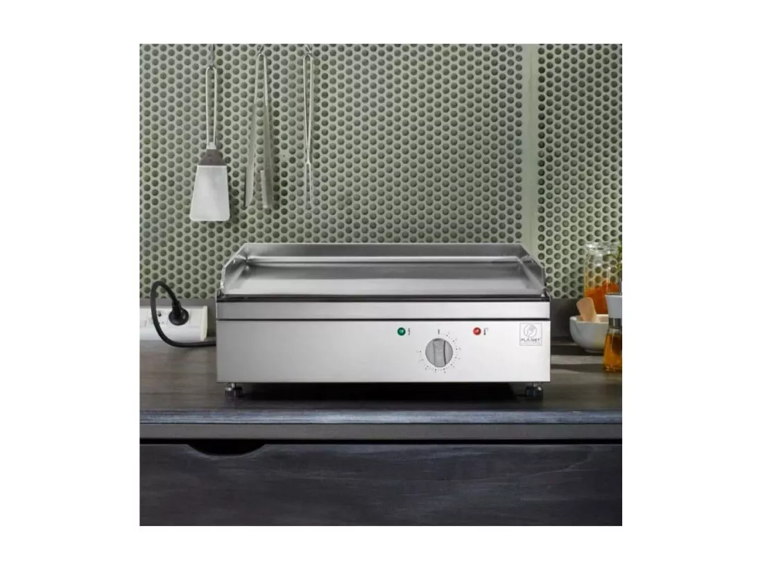 Plancha électrique en inox Chef 55 cm Sans accessoires
