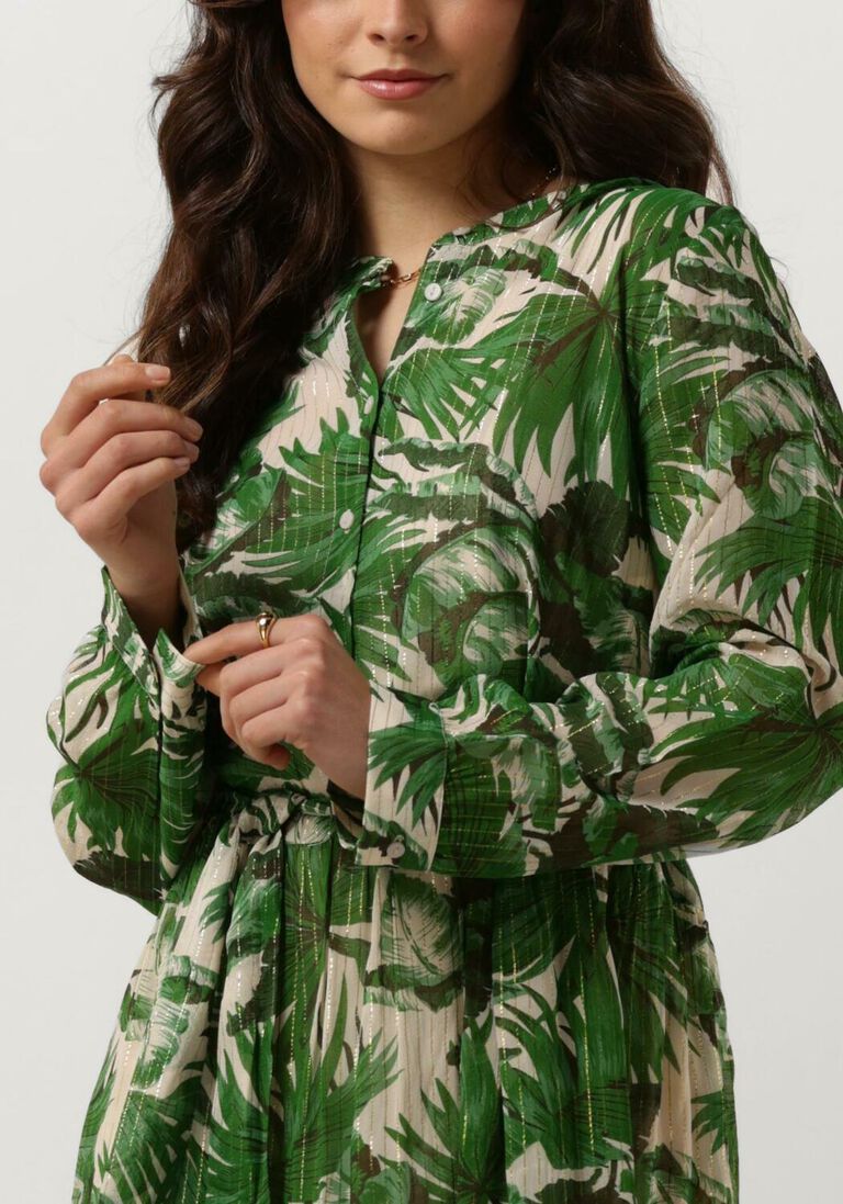 LOLLYS LAUNDRY groene lollys laundry maxi jurk neell maxi dress ls