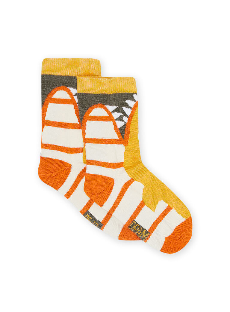 Chaussettes vert kaki enfant garçon