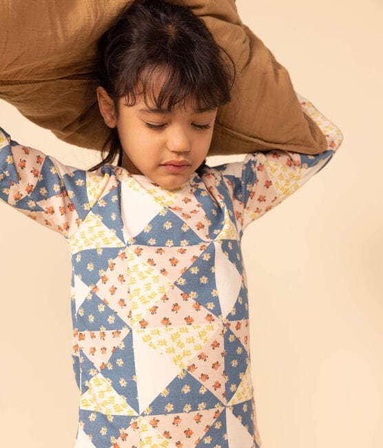 Pyjama patchwork petite fille en coton