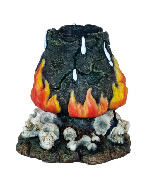 Superfish Deco Led Monster Cannibal Pot - Aquarium - Ornament - 13x9x11 cm Groen