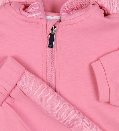 Emporio Armani Bukser/Cardigan - Flamingo m. Logostribe