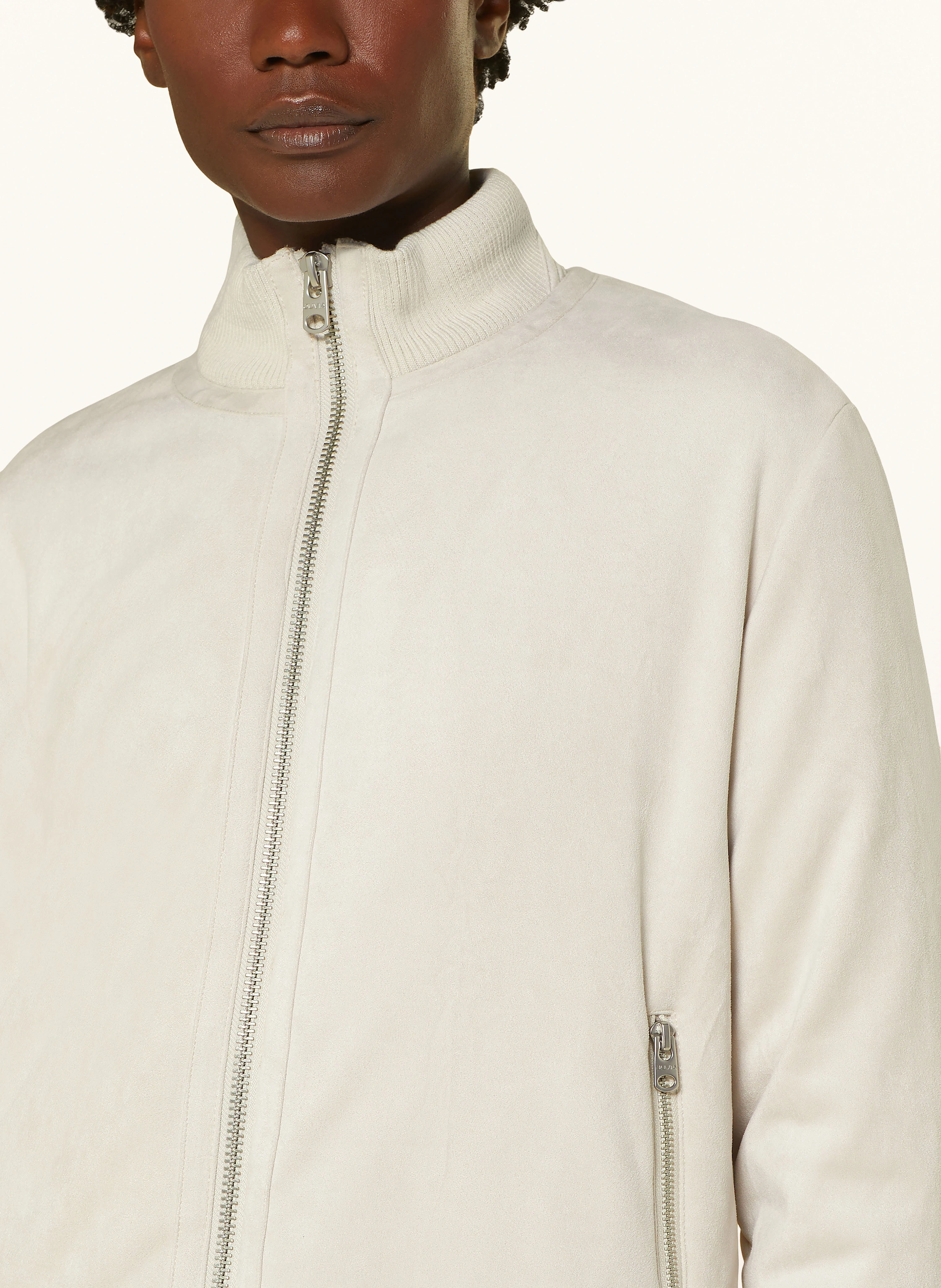 Juvia Blouson HENNA in Lederoptik