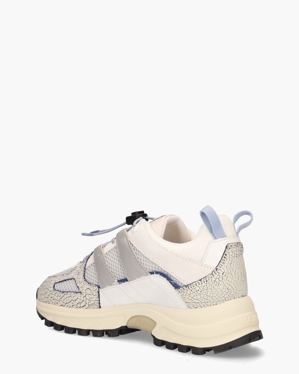 Via Vai Danae Colby Off-White/Blauw Damessneakers