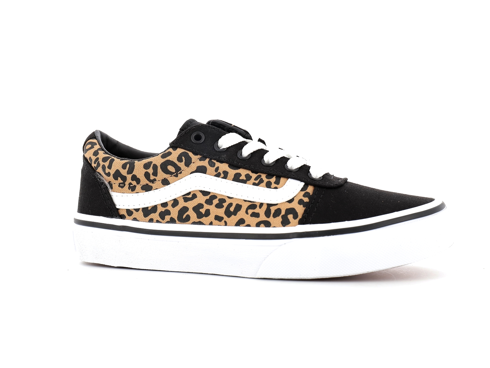 Vans-VN0A5KR7APX1 Textile Noir Leopard