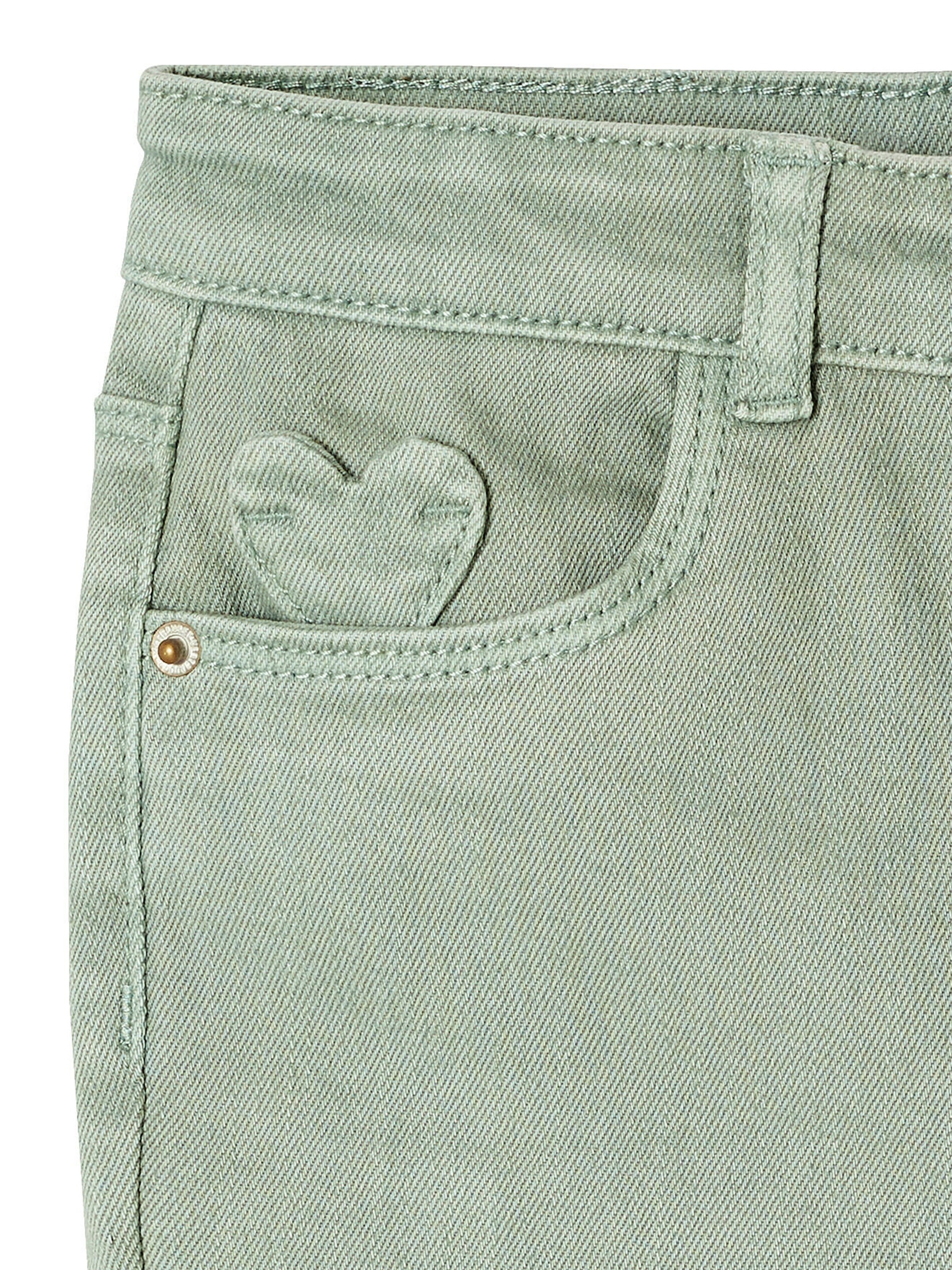 Vertbaudet Mädchen Slim-Hose, Hüftweite SLIM salbeigrün