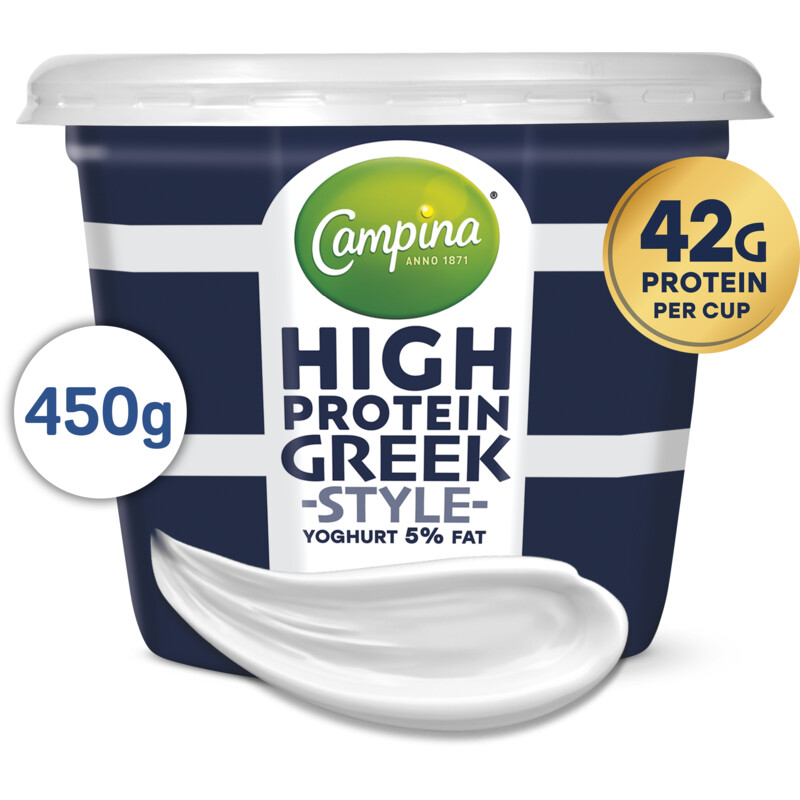 Campina High protein yoghurt Greek style 5%