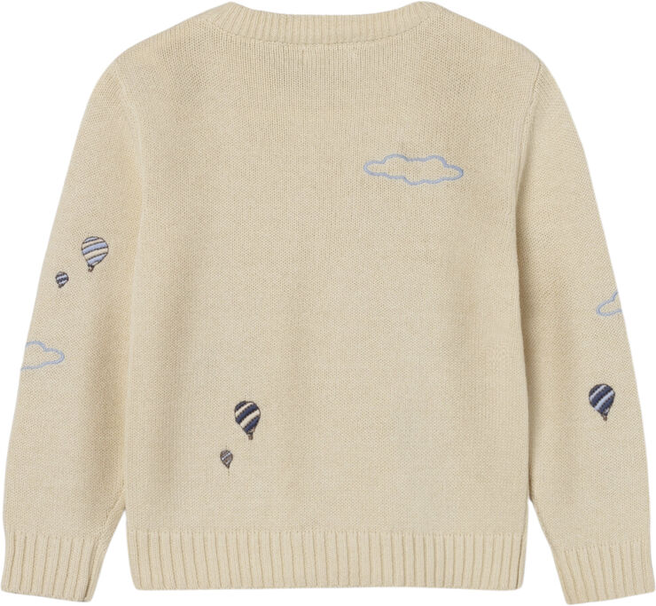 Fliink MAGIC BALLOON CARDIGAN Sandshell