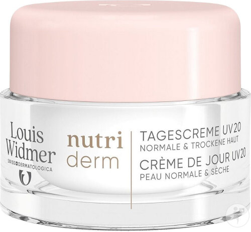 Louis Widmer Nutriderm Crème De Jour IP20 Sans Parfum Pot 50ml
