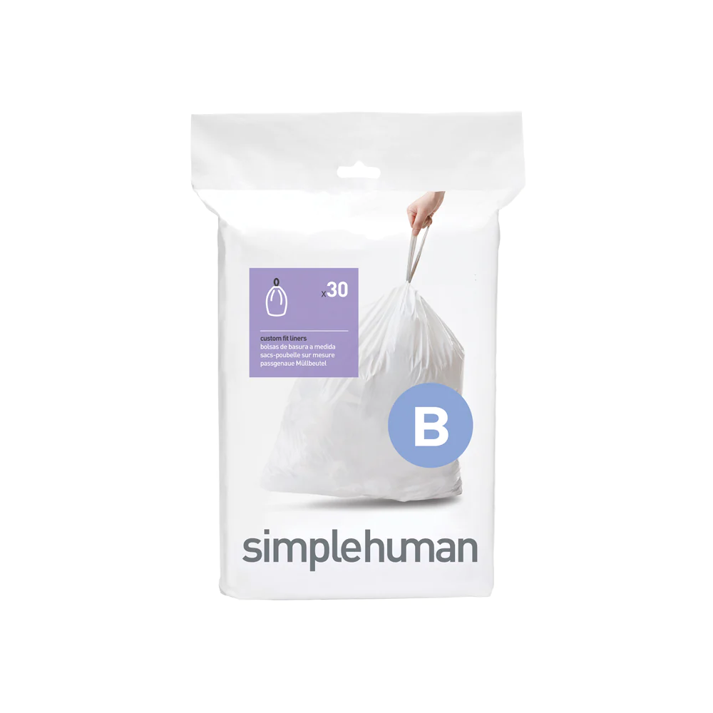 Pack de 20 sacs poubelle 6L code B Simplehuman