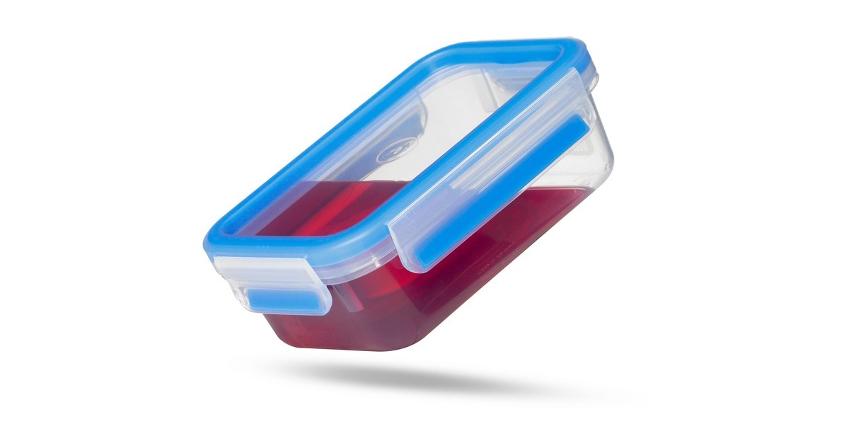 EmsaClip & Close Vershouddoos 2,3 l  (Transparant/blauw)