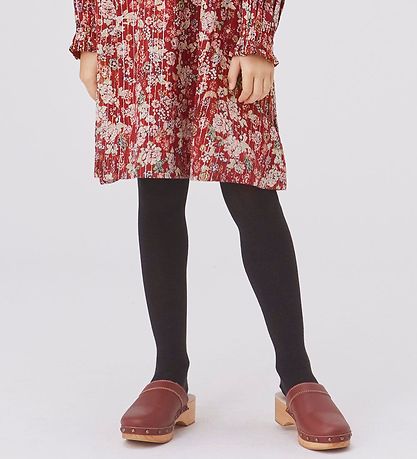 Molo trømpebukser - Glitter Rib Tights - Deep Oak