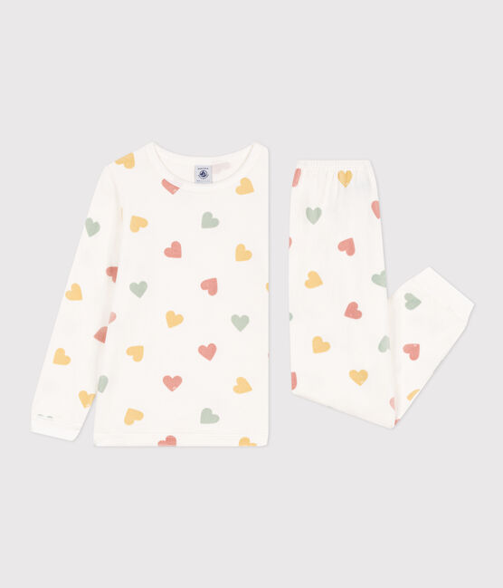 Pyjama cœur petite fille en velours