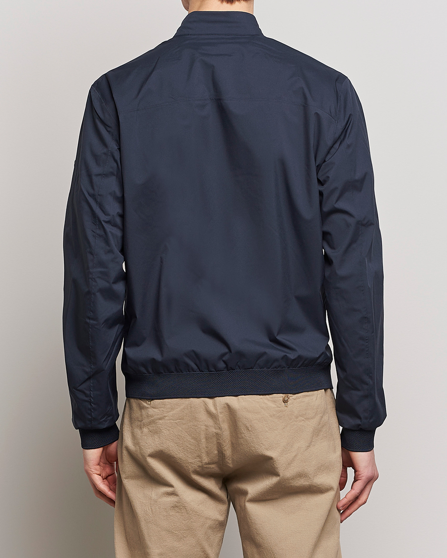 Scandinavian Edition Plain Waterproof Jacket Midnight Blue