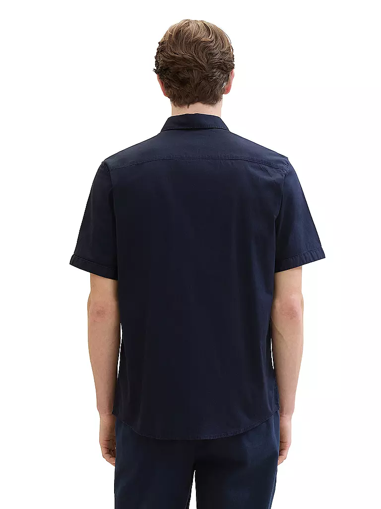 TOM TAILOR Hemd Regular Fit  dunkelblau