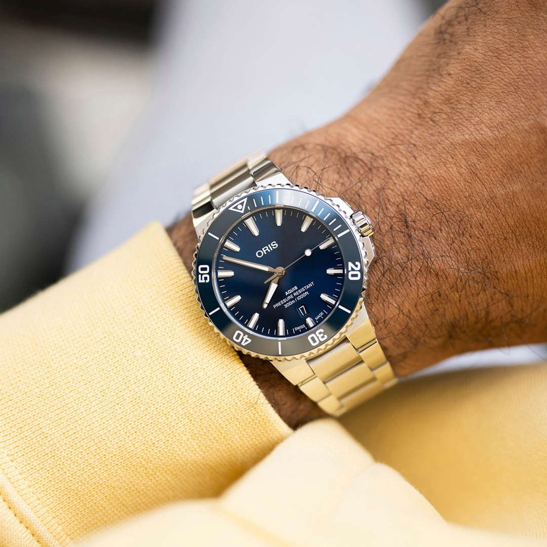 Oris Aquis Date Blau Ø 41.5mm