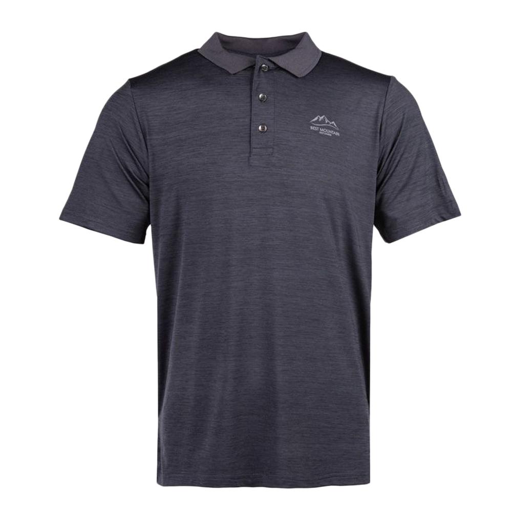 Best Mountain Polo Gris Foncé Homme Best Mountain RANDO 107