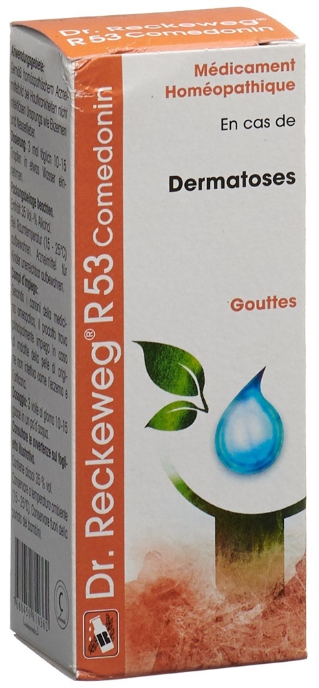 RECKEWEG R53 Comedonin<br>50 ml, Flasche, Tropfen zum Einnehmen, Flüssigkeit