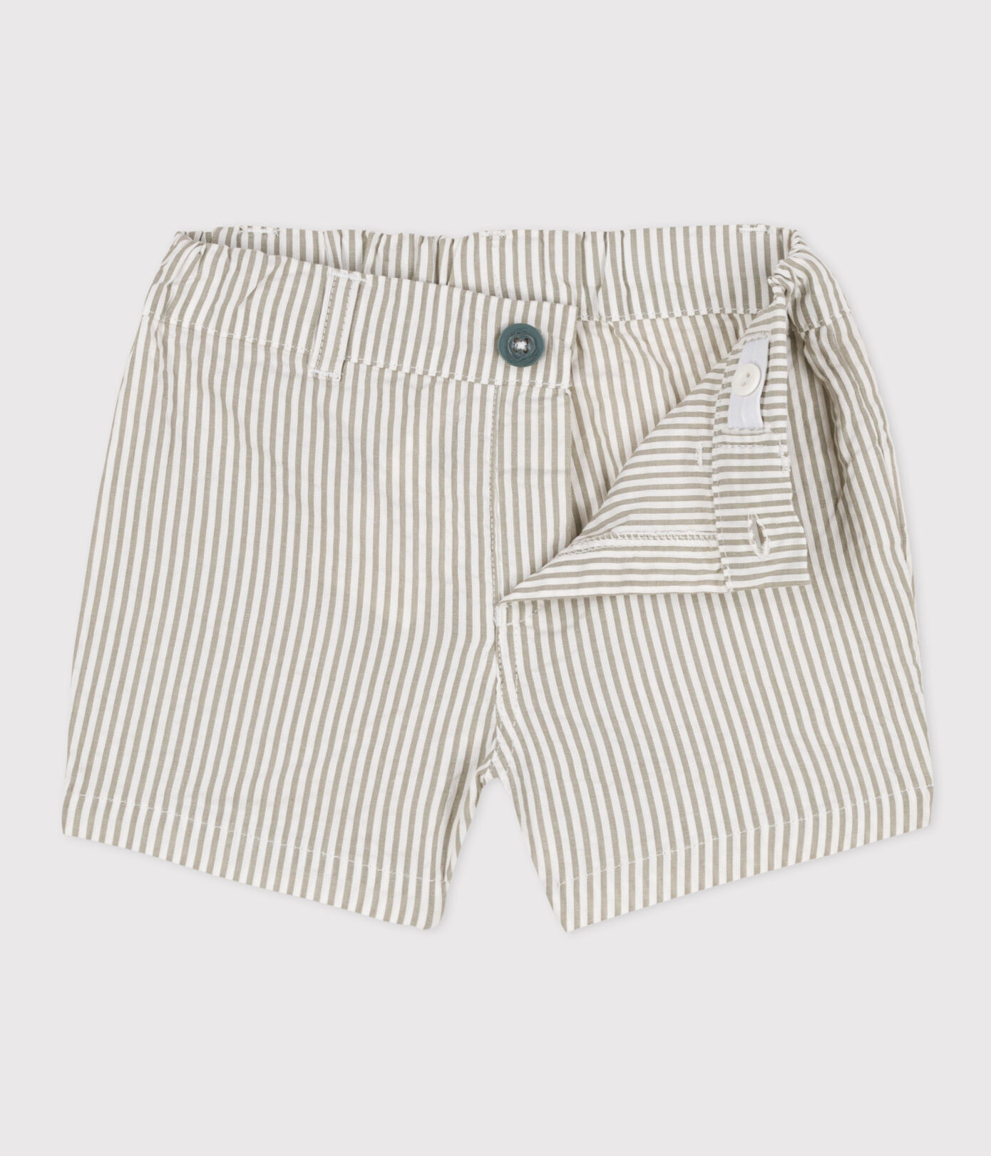 Short bébé en seersucker