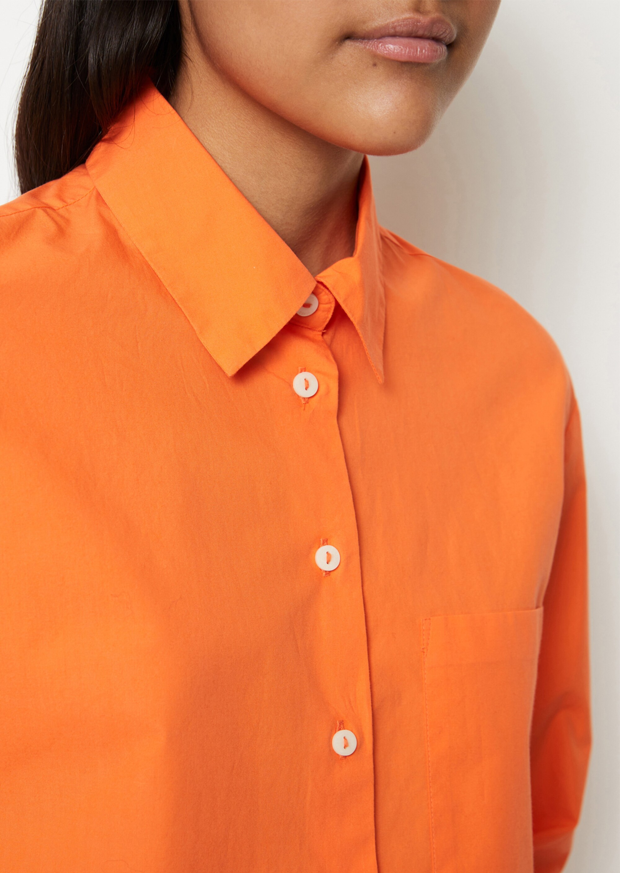 Bluse regularaus softer Bio-Baumwolle