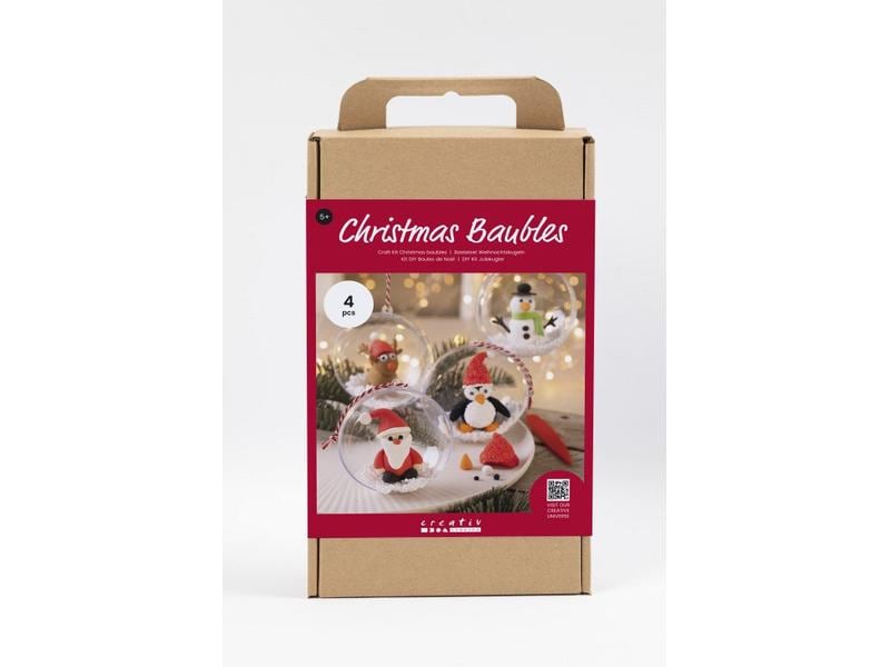 Creativ Company Bastelset Weihnachtskugeln Modellieren Individuell gestaltete Kugeln für den Weihnachtsbaum
