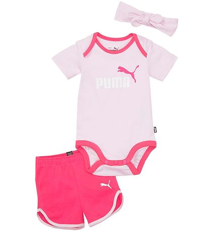Puma Gave?ske - Body k/?/Shorts/H?rb?nd - Pearl Pink