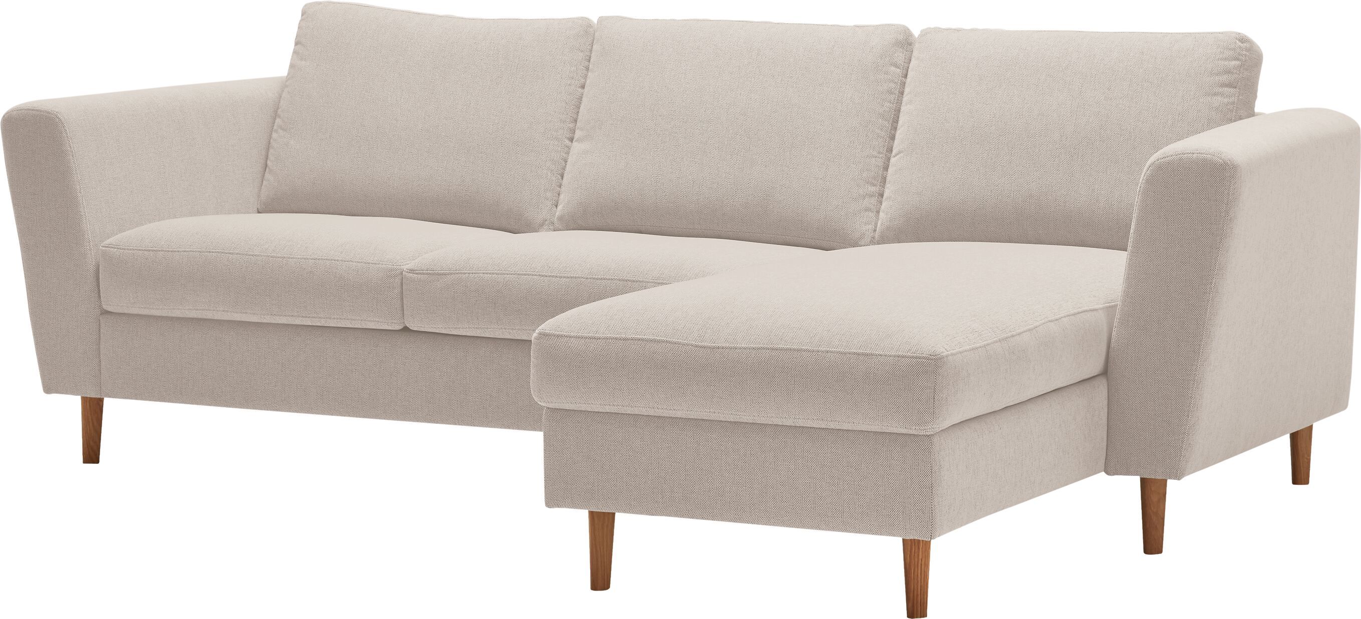 DIENER Ecksofa - Beige / B: 235.0 cm x T: 156.0 cm x H: 81.0 cm