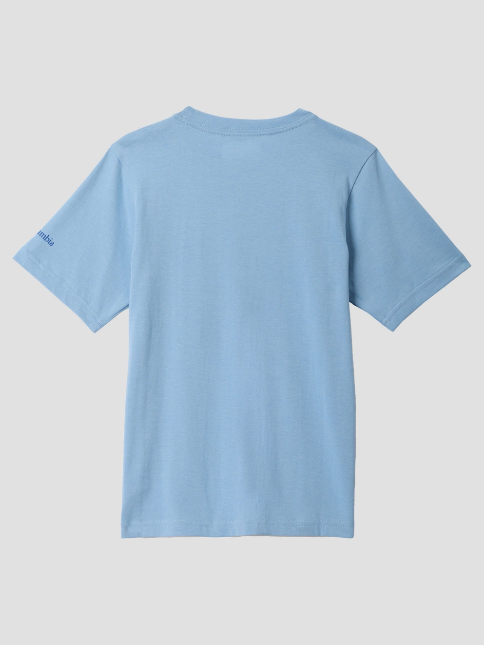 Columbia Valley Creek Short Sleeve Graphic Kids T-Shi ripple blue/hike guide