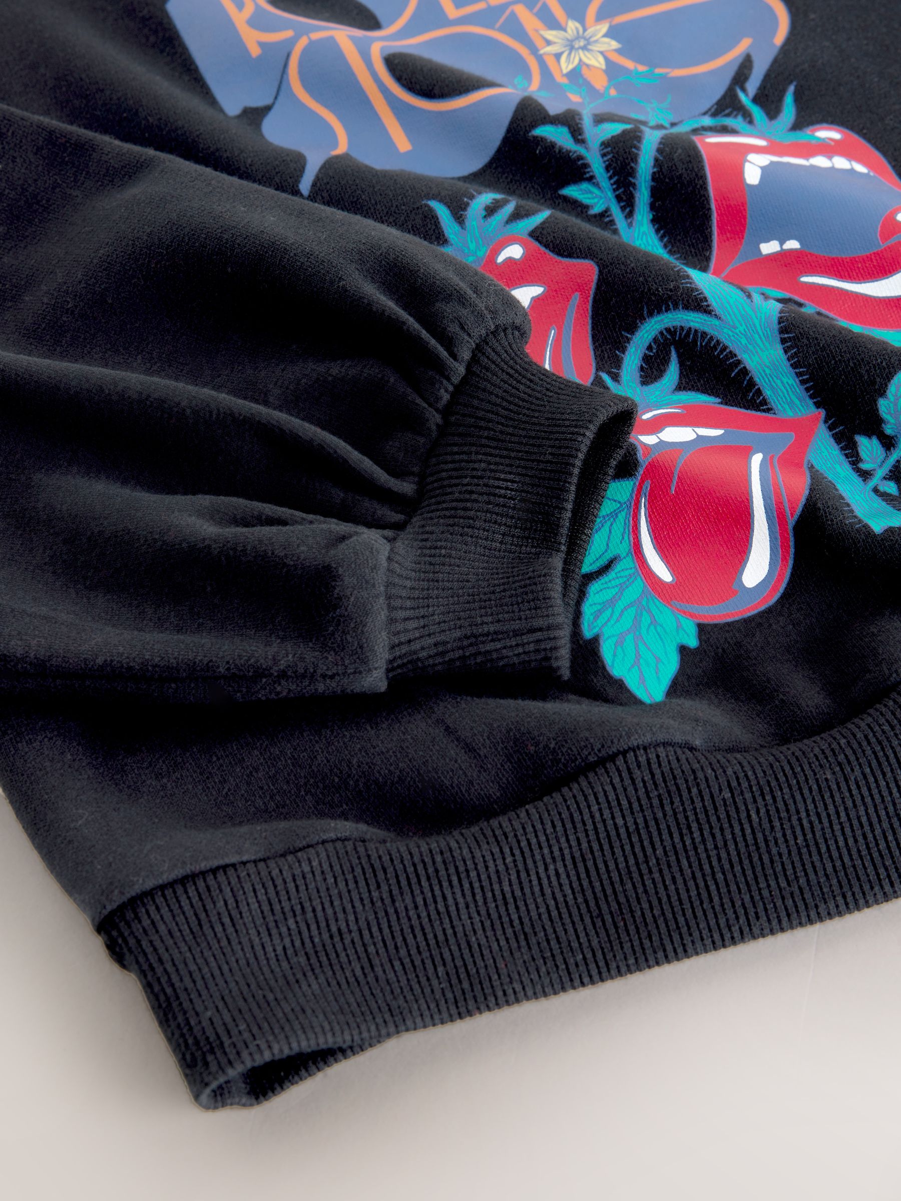 Zwart - Rolling Stones Sweatshirt (3-16yrs)