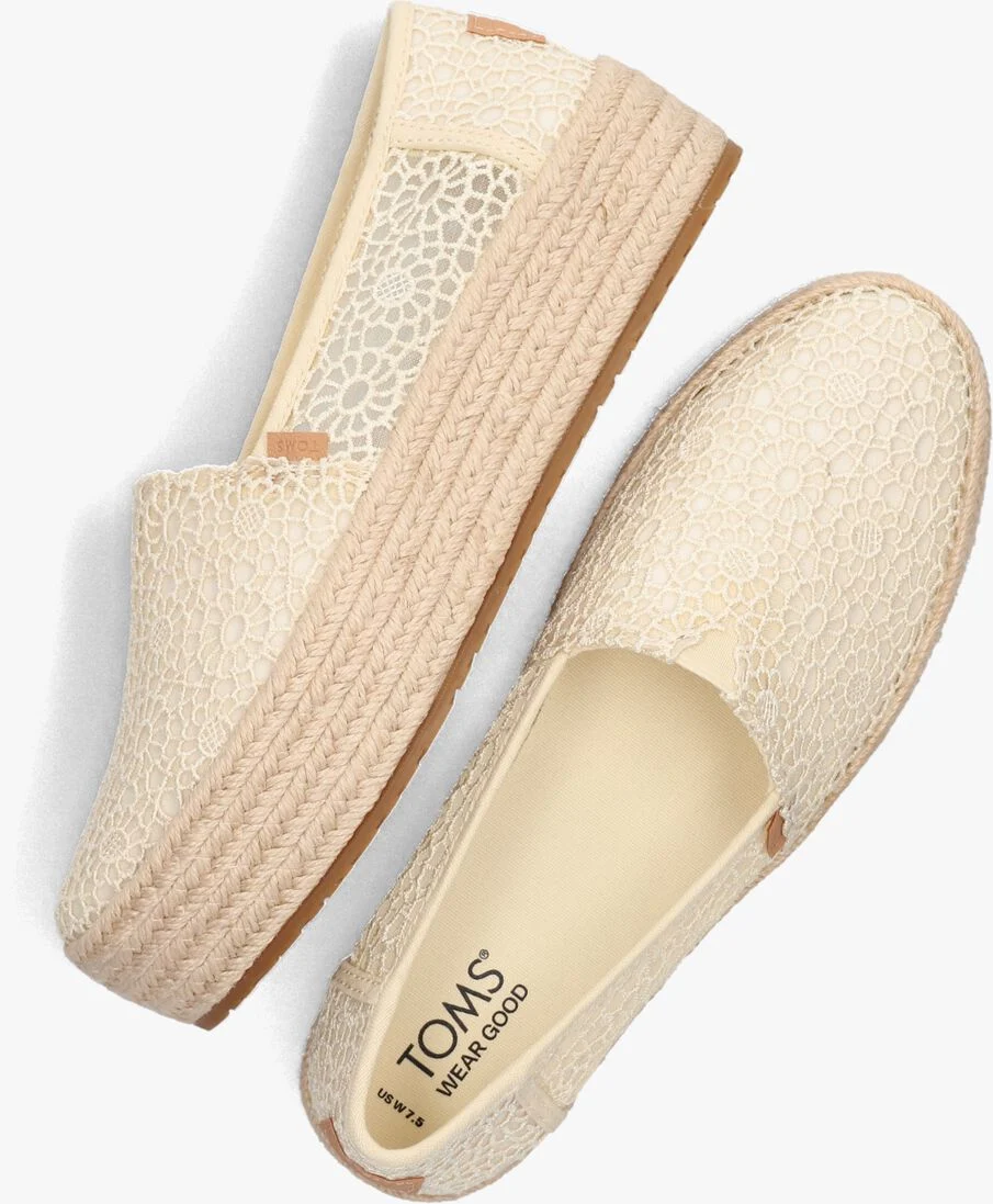 TOMS beige toms espadrilles valencia