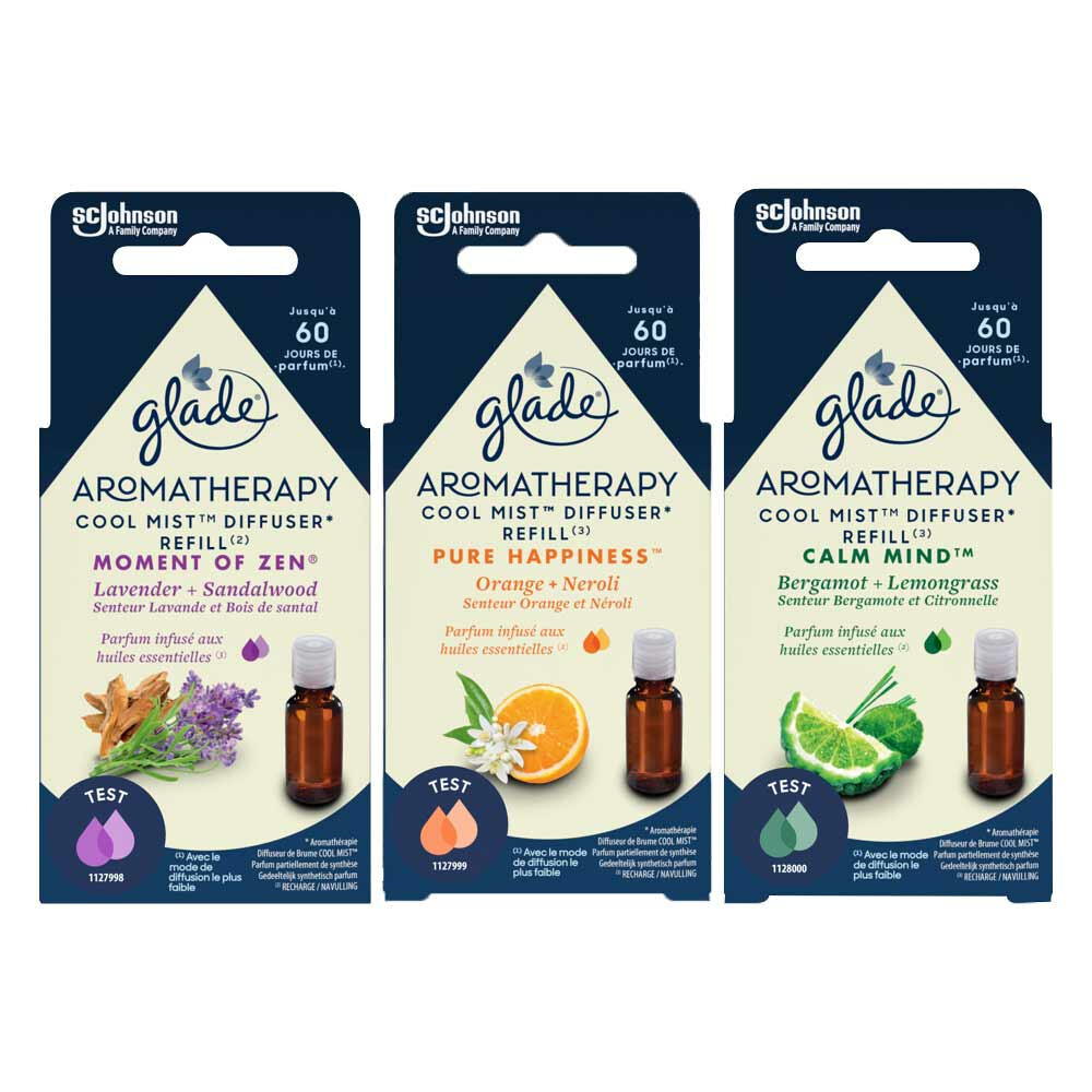 Glade Geurverspreider Aromatherapy Cool Mist Houder en Navulling Pakket