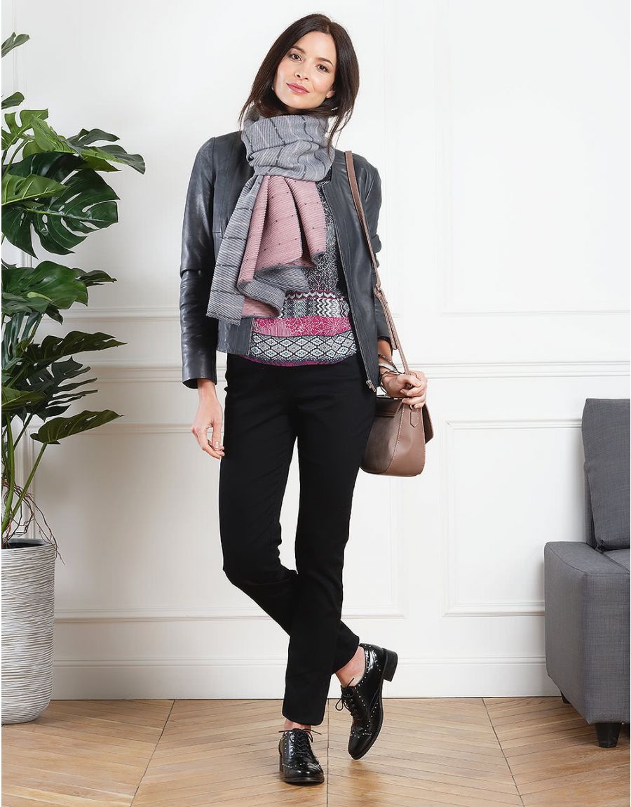 Blouse évasée en dentelle