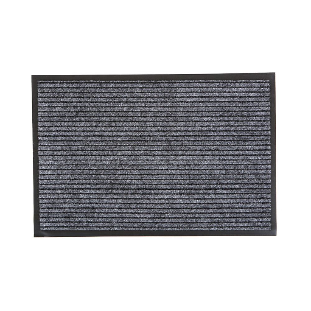 DØRMATTE ABSORB 3-RIBB 45X75CM LYSGRÅ