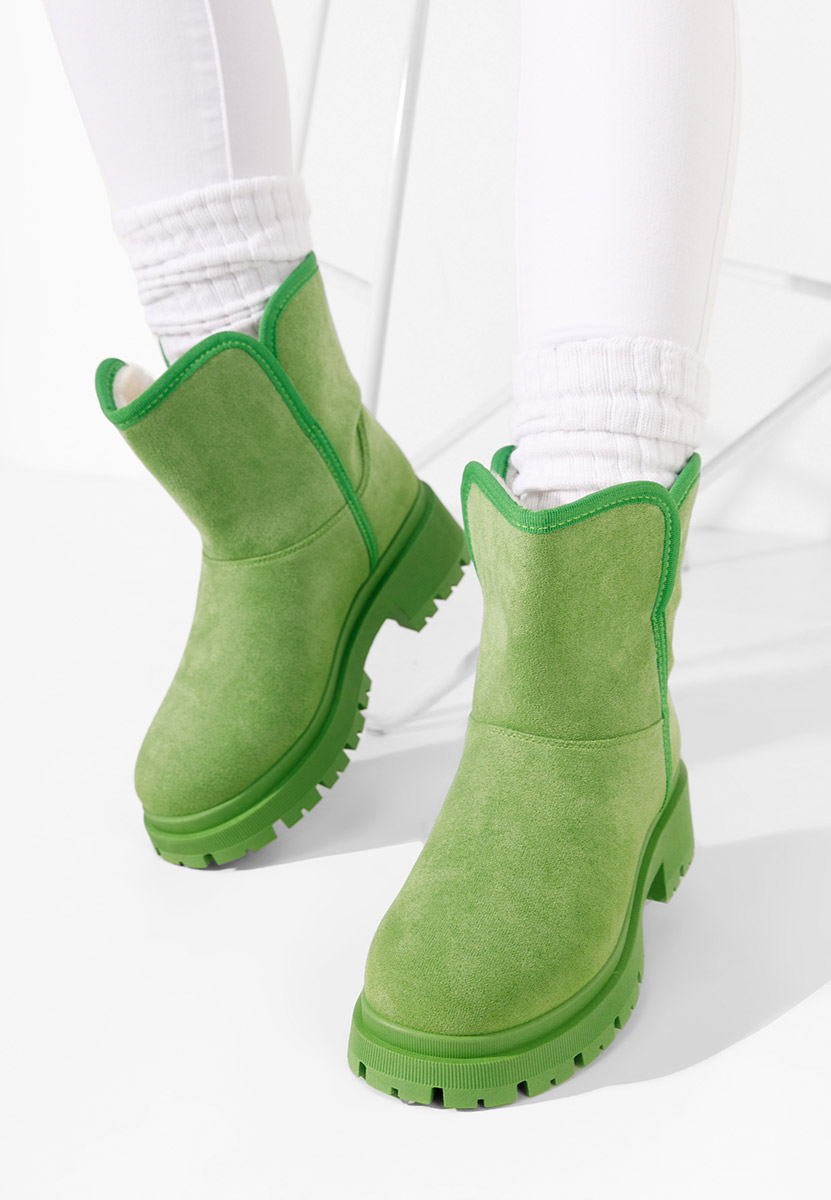 Bottes de neige femme vert Octavia